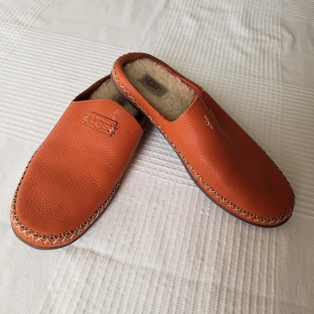 UGG leather slippers!